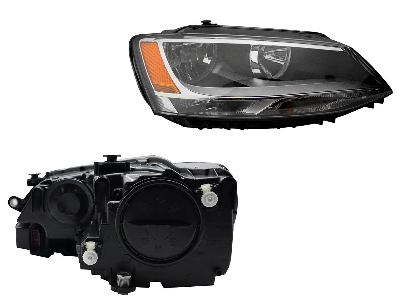 FARO DER F/NEGRO P/1 CUARTO C/MICA AMBAR