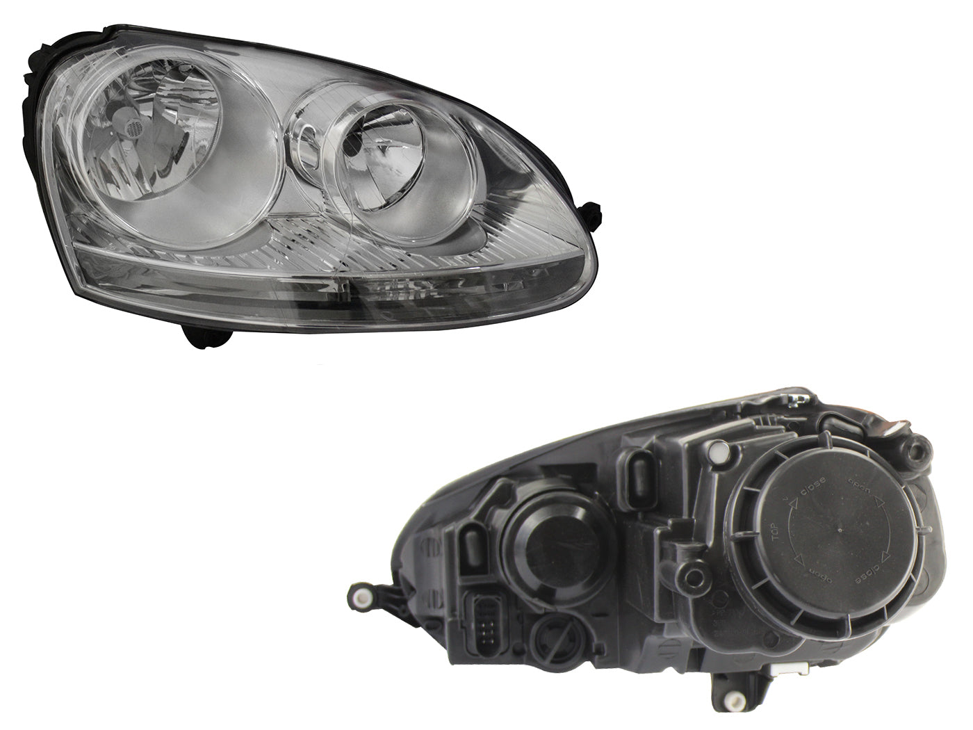 FARO IZQ FONDO CROMADO