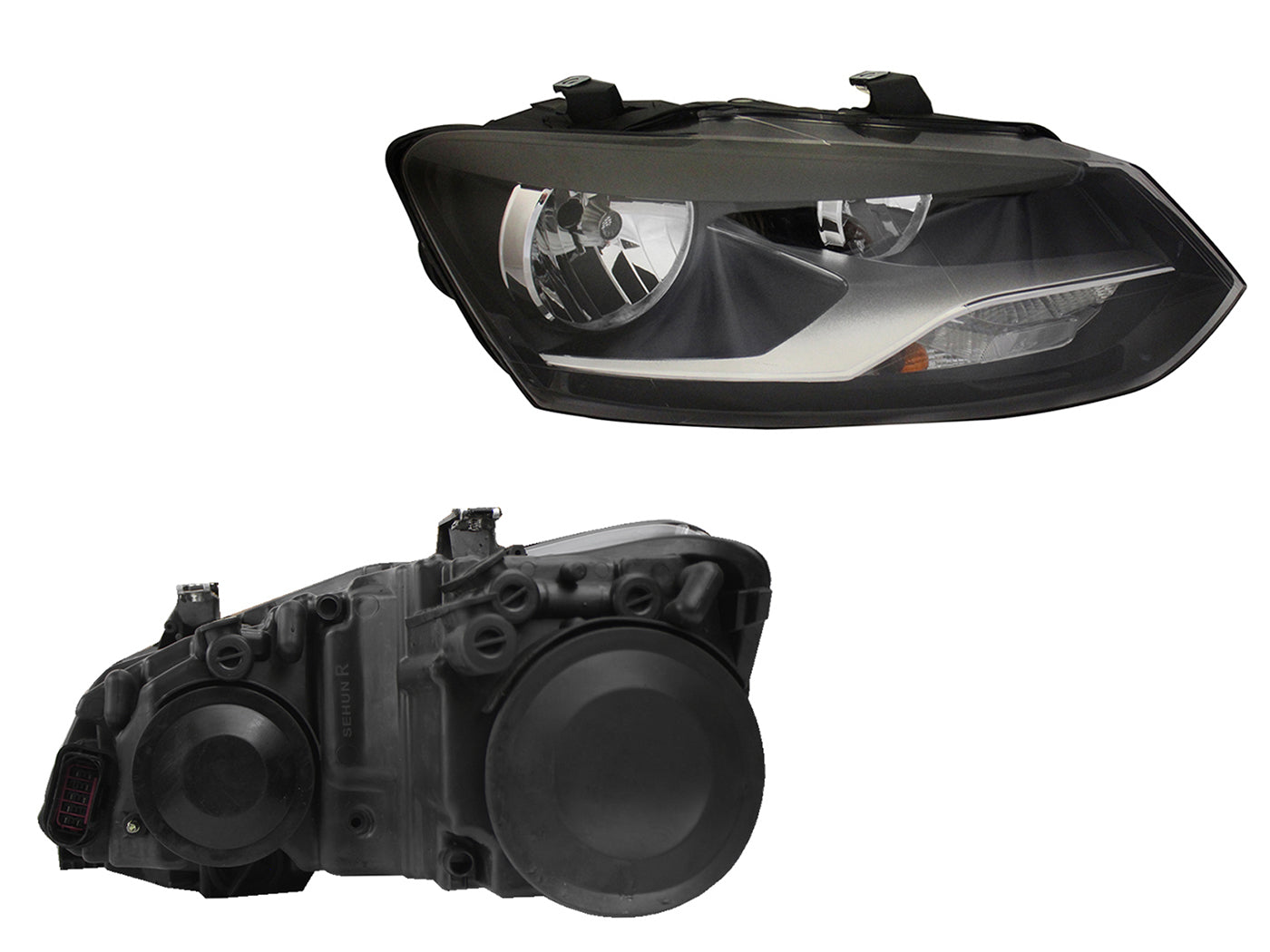 FARO DER F/NEGRO C/MOTOR (POLO 13-14 17-22)