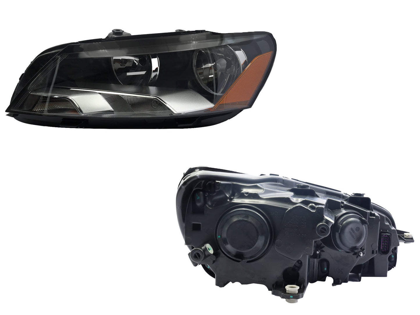 FARO IZQ FONDO CROMADO C/MICA AMBAR