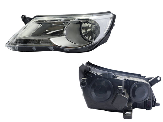 FARO IZQ FONDO CROMADO S/MOTOR