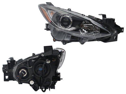 FARO DER F/NEGRO C/LUPA P/HALOGENO C/MICA AMBAR (SEDAN/H-BACK)