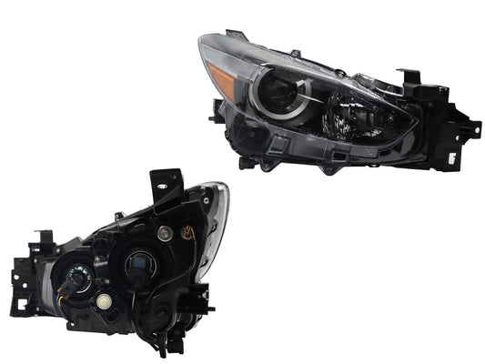 FARO DER F/NEGRO C/LUPA P/HALOGENO C/MICA AMBAR (SEDAN/H-BACK)