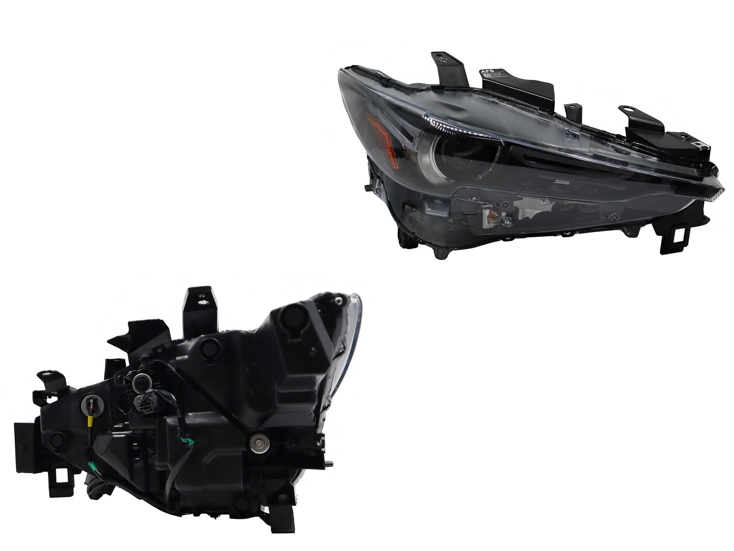 FARO DER F/NEGRO C/LED C/LUPA C/MICA AMBAR LUCES ADAPTATIVAS