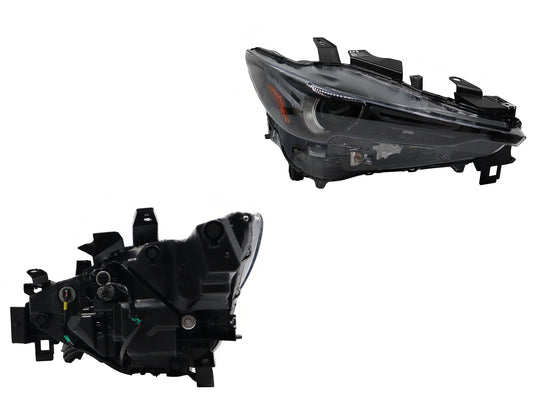 FARO DER F/NEGRO C/LED C/LUPA C/MICA AMBAR LUCES ADAPTATIVAS