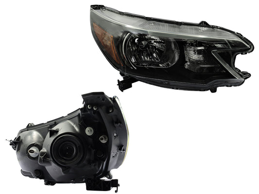 FARO DER F/NEGRO C/MICA AMBAR