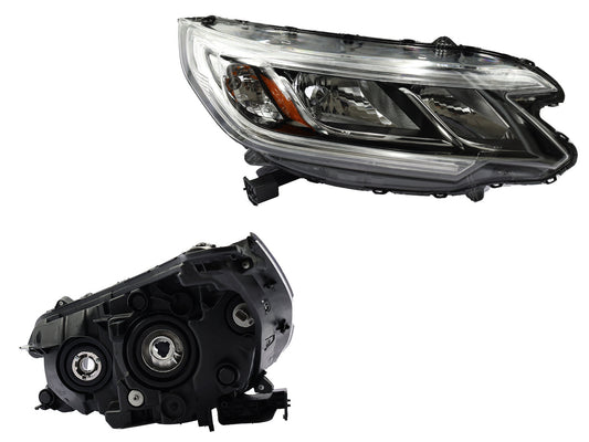 FARO DER F/NEGRO S/DRL C/MICA AMBAR