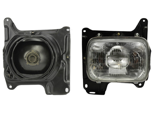 FARO DER RAYADO VIDRIO C/CARCAZA FOCO INTERCAMBIABLE