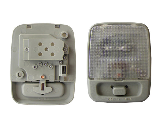 LAMPARA INT GRIS C/BASE (EMP/10PZS)