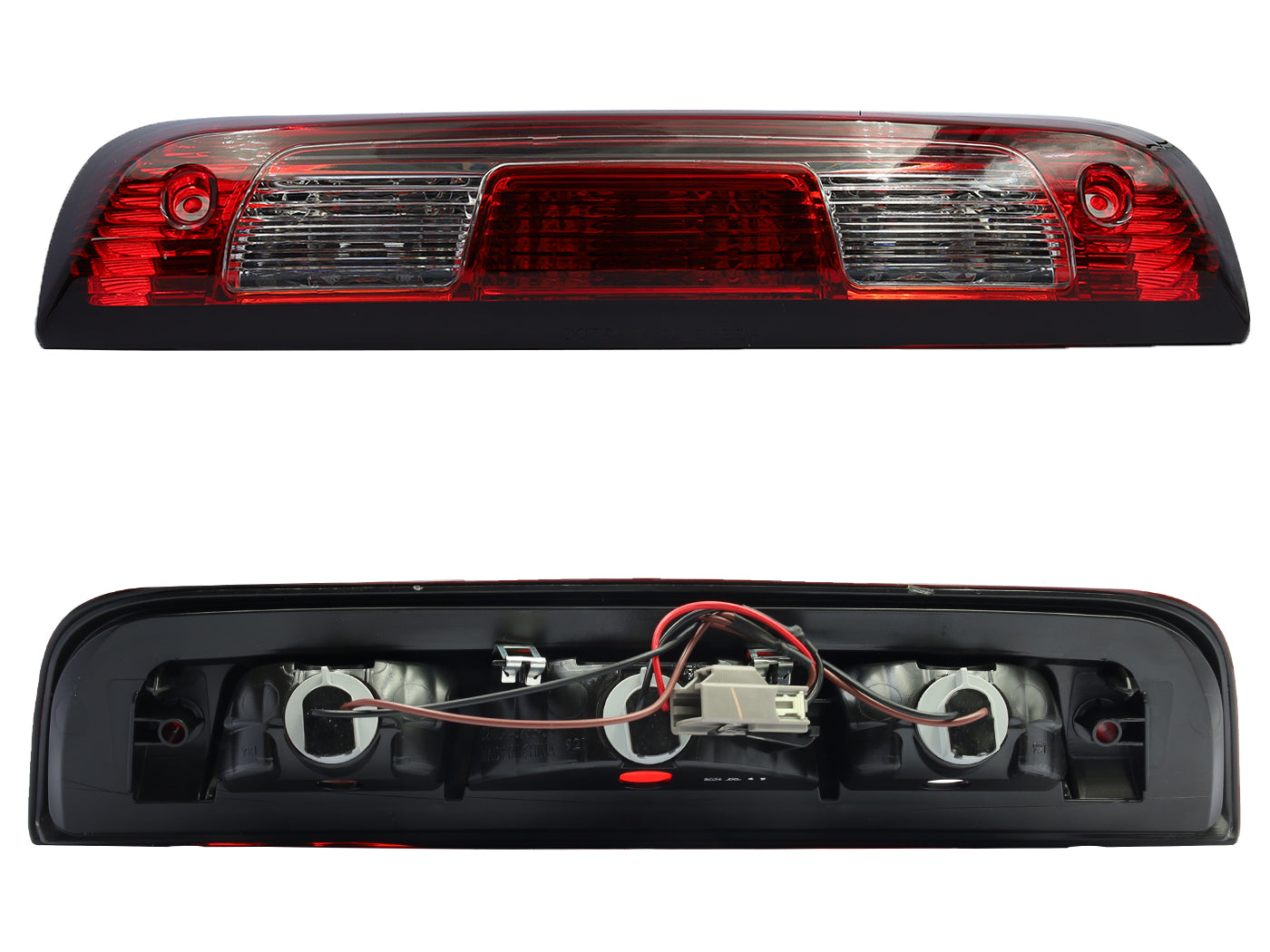 LUZ DE FRENO CABINA SENCILLA (CHEYENNE-SIERRA 14-25) (BLANCO/ROJO/BLANCO)