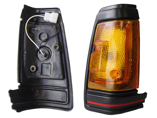 CUARTO ESQ DER NEGRO LINEA ROJA C/ARNES (EMP/2PZS)