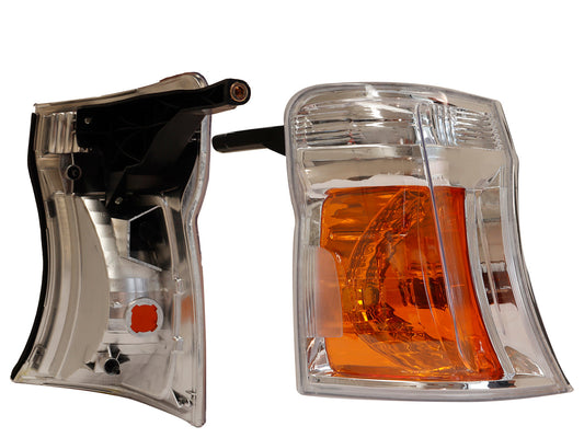 CUARTO ESQ DER TRANSPARENTE/AMBAR C/SOQUET (EMP/2PZS)