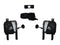 KIT FARO AUX C/CABLES C/FOCOS (TORNADO 04-11/MERIVA 04-06)