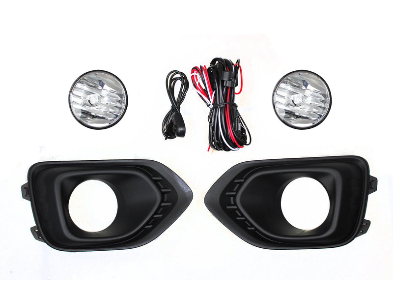 KIT FARO AUX C/CABLES C/REJILLAS NEGRAS C/FOCOS (SEDAN/H-BACK)