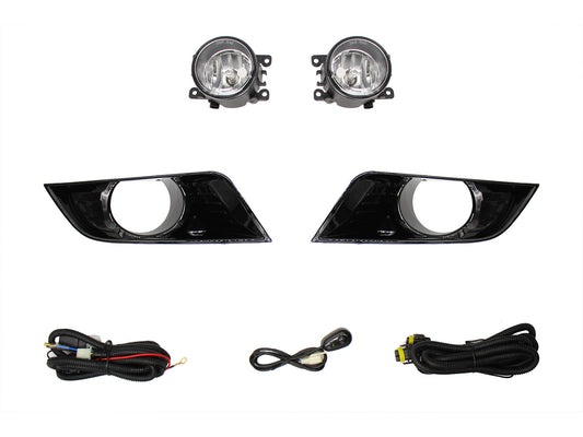 KIT FARO AUX C/CABLES C/REJILLAS NEGRAS C/FOCOS (SENCILLO)