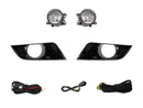 KIT FARO AUX C/CABLES C/REJILLAS NEGRAS C/FOCOS (SENCILLO)
