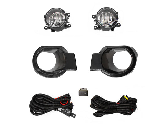 KIT FARO AUX C/CABLES C/REJILLAS NEGRAS C/FOCOS