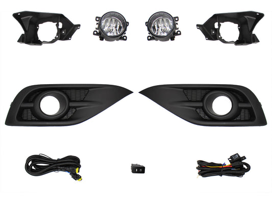 KIT FARO AUX C/CABLES C/REJILLAS NEGRAS C/BASES C/FOCOS