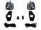 KIT FARO AUX C/LED C/CABLES C/REJILLAS NEGROS