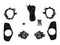 KIT FARO AUX S/LED C/CABLES C/REJILLAS NEGROS (FOCO HALOGENO)
