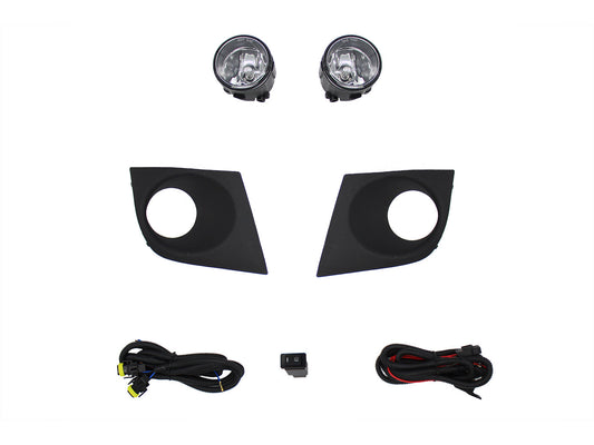 KIT FARO AUX C/CABLES C/REJILLAS NEGRAS C/FOCOS