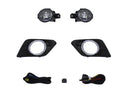 KIT FARO AUX C/CABLES C/REJILLAS ARILLO CROMO C/FOCOS