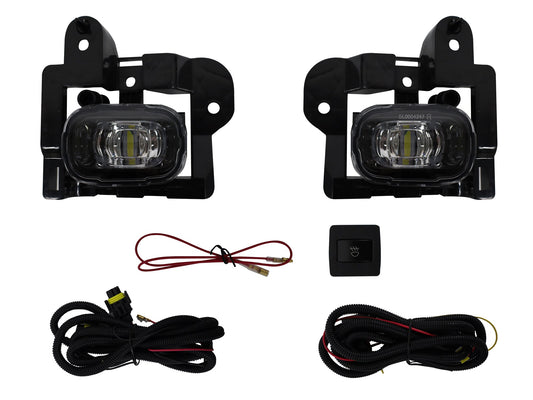 KIT FARO AUX C/CABLES C/REJILLAS NEGRAS C/FOCOS