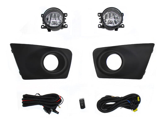 KIT FARO AUX C/CABLES C/REJILLAS NEGRAS C/FOCOS