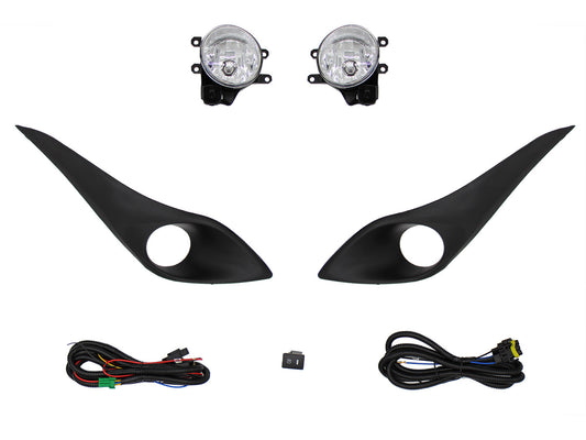 KIT FARO AUX C/CABLES C/REJILLAS NEGRAS C/FOCOS 4PTAS