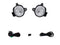 KIT FARO AUX C/CABLES C/BASES C/FOCOS
