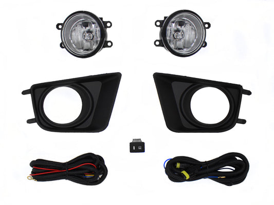 KIT FARO AUX C/CABLES C/REJILLAS NEGRAS C/FOCOS