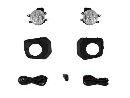 KIT FARO AUX C/CABLES C/REJILLAS NEGRAS C/FOCOS