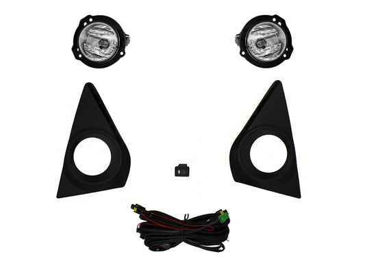 KIT FARO AUX C/CABLES C/REJILLAS NEGRAS C/FOCOS