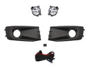 KIT FARO AUX C/CABLES C/REJILLAS NEGRAS C/FOCOS