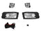 KIT FARO AUX C/CABLES C/REJILLAS NEGRAS Y CROMO C/FOCOS