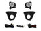 KIT FARO AUX C/CABLES C/REJILLAS NEGRAS C/FOCOS