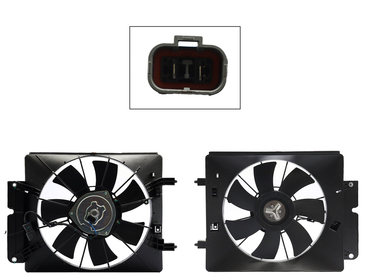 MOTOVENTILADOR COMPLETO P/AIRE ACONDICIONADO C/TOLVA 2PINES S/RES (ELEMENT 2.4L 03-11)