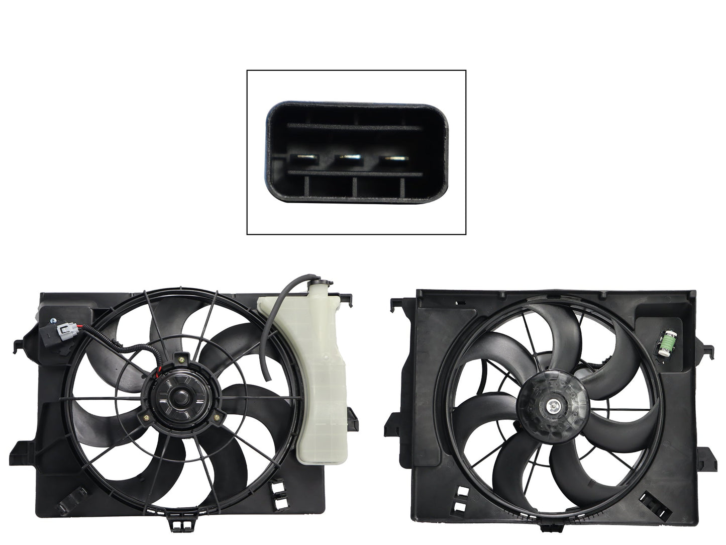 MOTOVENTILADOR COMPLETO C/AIRE C/TOLVA C/DEPOSITO 3PINES C/RES (KIA RIO 16-17)