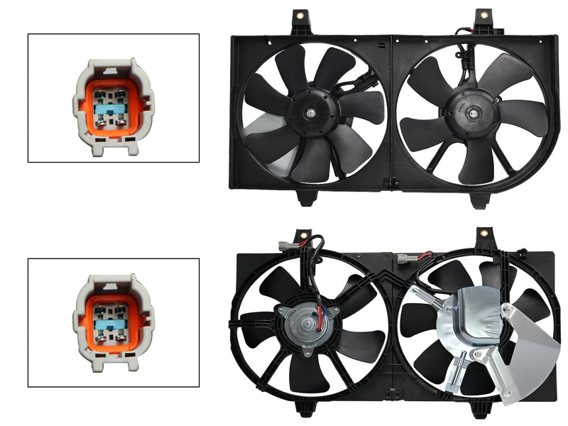 MOTOVENTILADOR COMPLETO C/AIRE C/TOLVA 4PINES S/RESISTENCIA 2CONECTORES (2ASPAS)