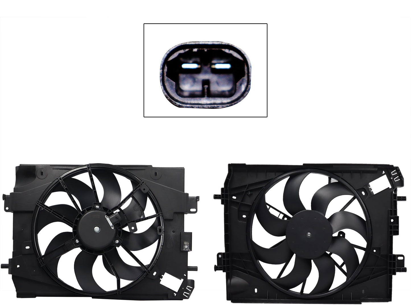 MOTOVENTILADOR COMPLETO C/AIRE C/TOLVA 2PINES S/RES (CLIO 15-17/SANDERO 10-20/DUSTER/OROCH/CAPTUR)