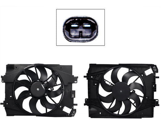 MOTOVENTILADOR COMPLETO C/AIRE C/TOLVA 2PINES S/RES (CLIO 15-17/SANDERO 10-20/DUSTER/OROCH/CAPTUR)