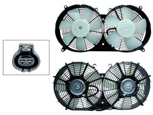 MOTOVENTILADOR COMPLETO C/AIRE C/TOLVA 2PINES S/RESISTENCIA 2CONECTORES (2ASPAS)