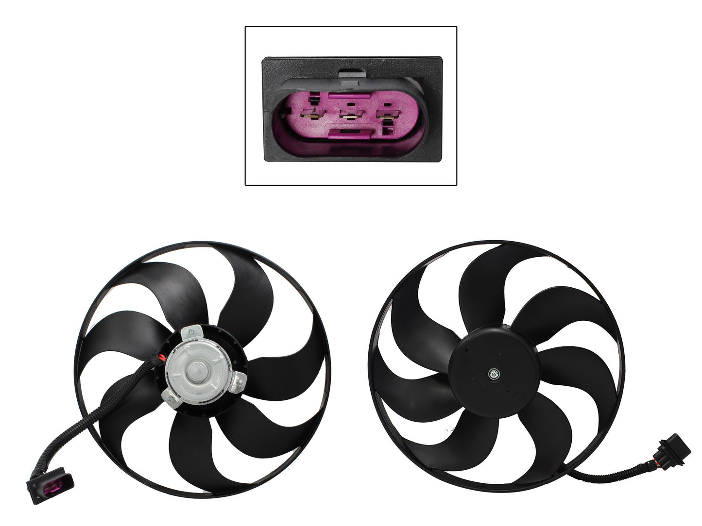 MOTOVENTILADOR P/RADIADOR S/TOLVA 3PINES S/RES (IBIZA-CORDOBA 03-09/LEON-TOLEDO 00-06) (MOTOR/ASPA)