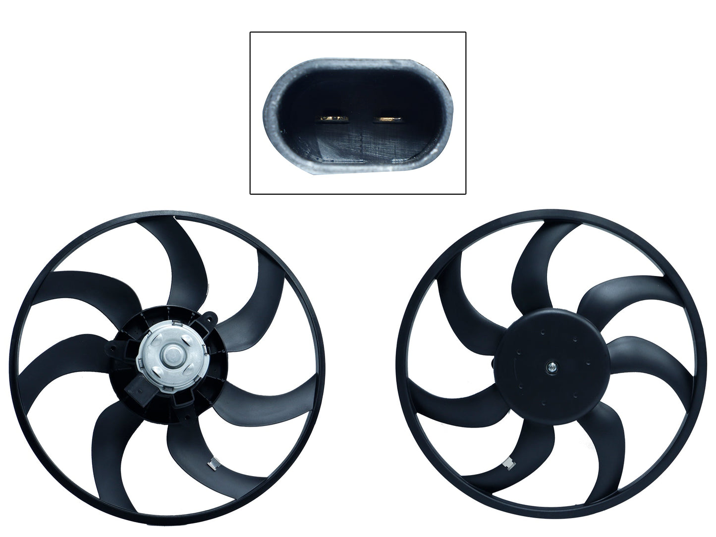 MOTOVENTILADOR S/AIRE S/TOLVA 2PINES S/RESISTENCIA (SAVEIRO 10-23/SPORT VAN 07-09) (MOTOR/ASPA)