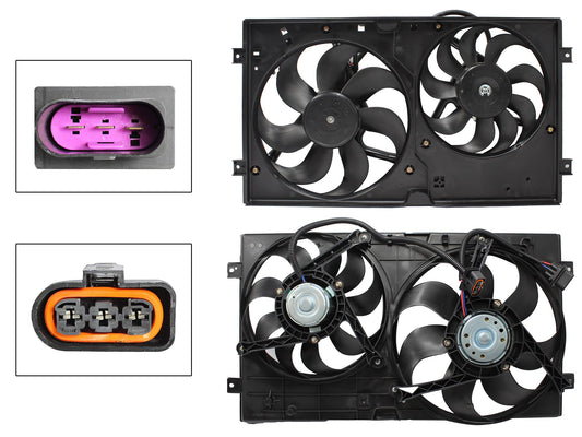 MOTOVENTILADOR COMPLETO C/AIRE C/TOLVA 3PINES S/RESISTENCIA 2CONECTORES (2ASPAS)