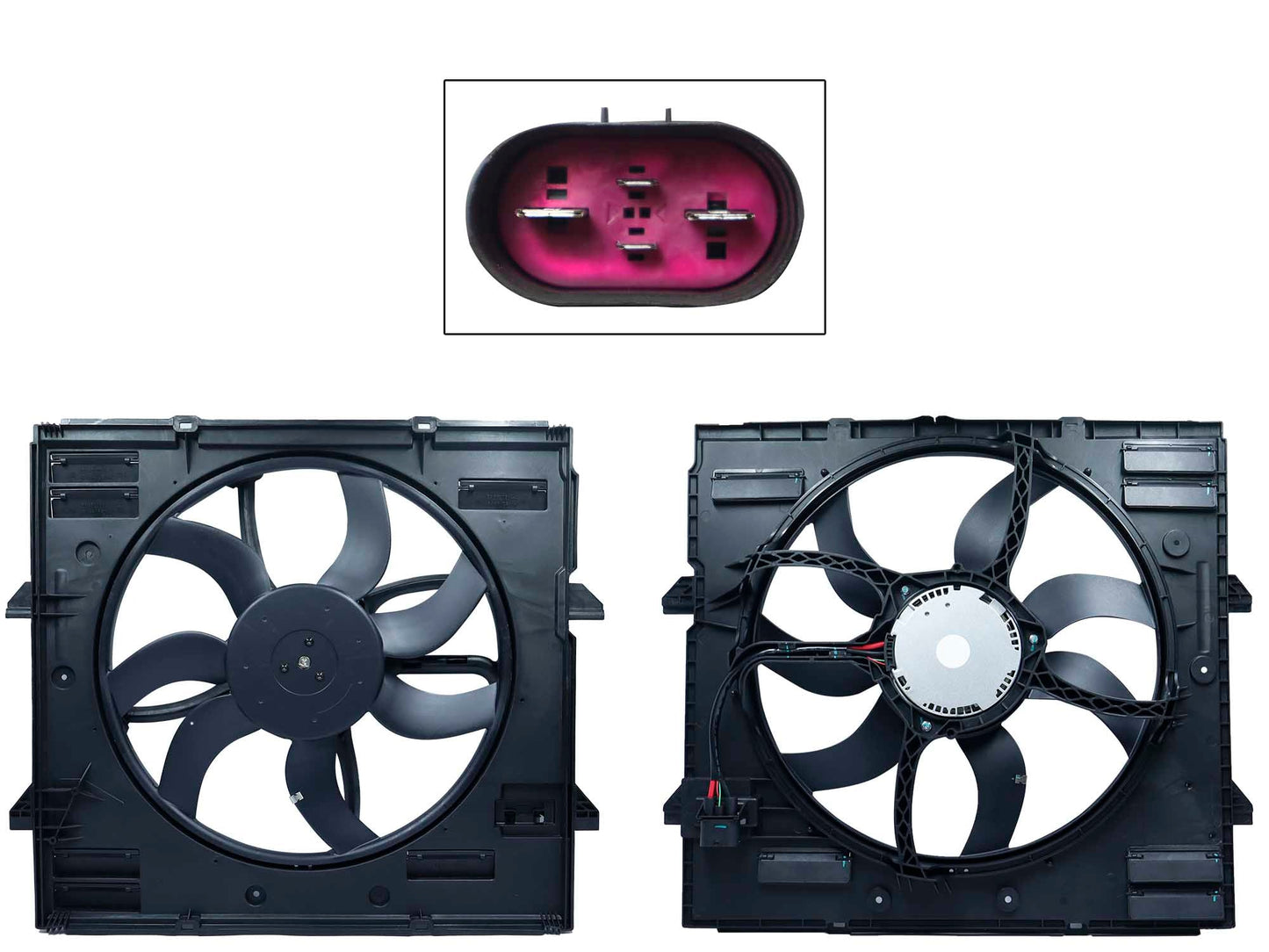 MOTOVENTILADOR COMPLETO C/AIRE C/TOLVA 4PINES S/RESISTENCIA (MOTOR DC)