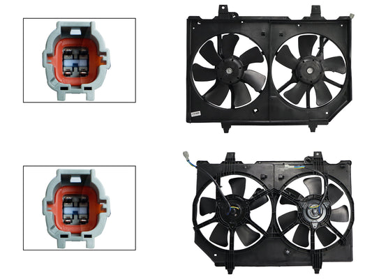 MOTOVENTILADOR COMPLETO C/AIRE C/TOLVA 4PINES S/RESISTENCIA 2CONECTORES (2ASPAS)