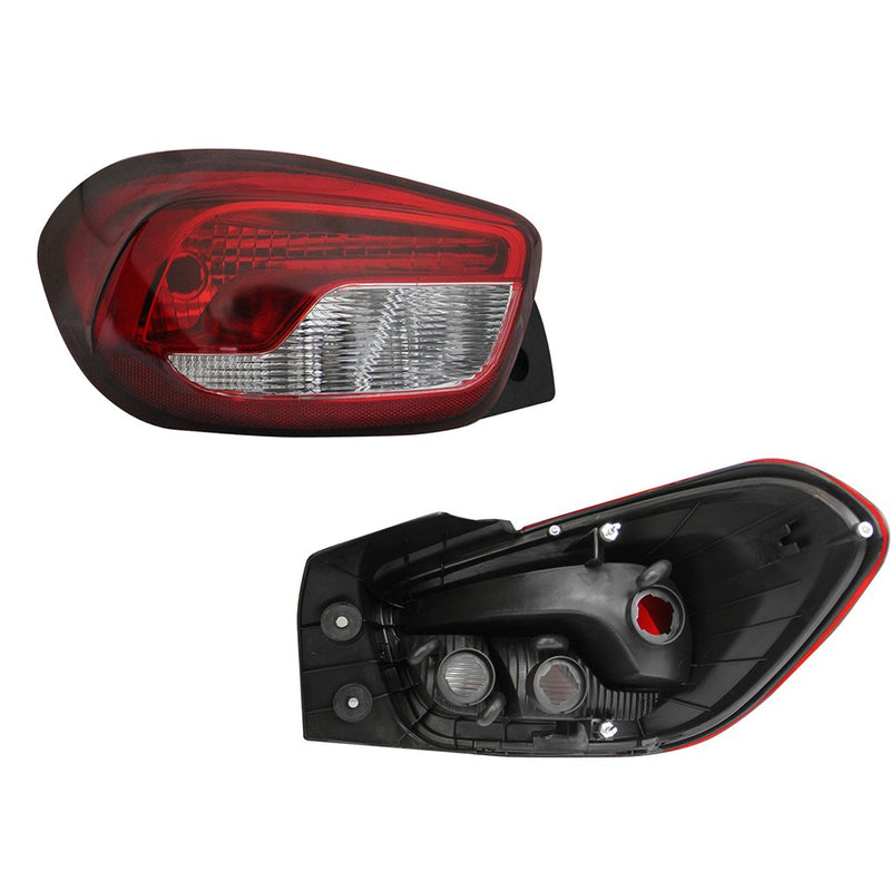 CALAVERA IZQ S/ARNES OSCURA (ROJO/BLANCO/ROJO) KWID 2019 -2022