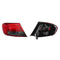 CALAVERA IZQ S/ARNES OSCURA 5PTAS (ROJO/HUMO) GOL H-BACK 2008 -2012