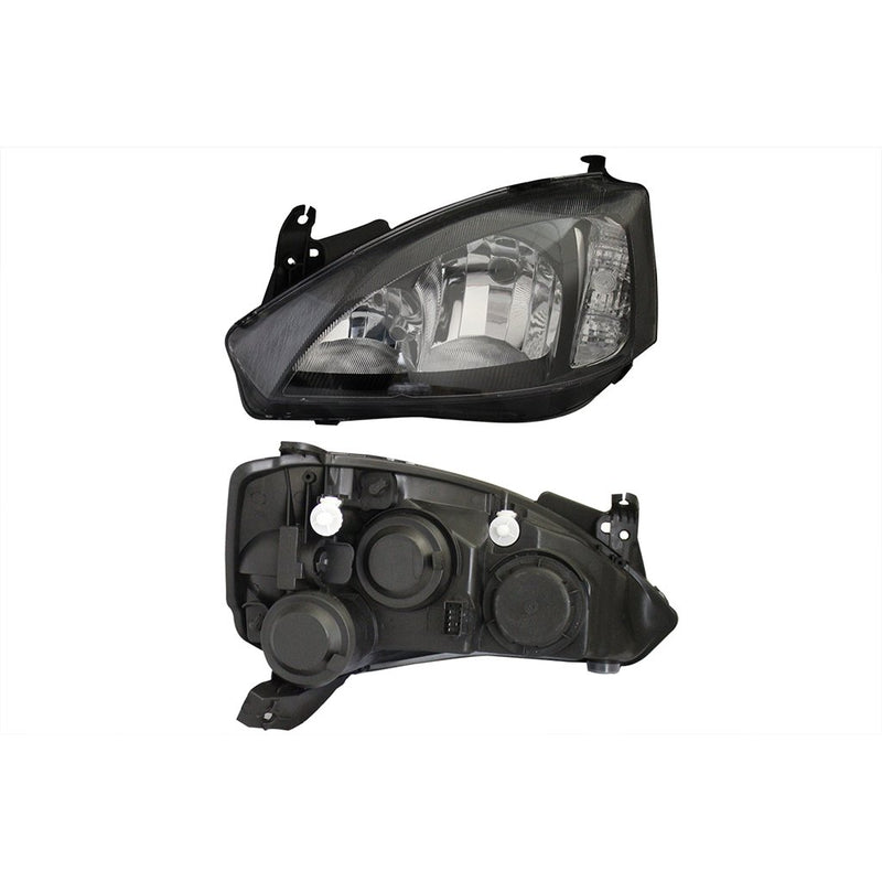 FARO IZQ F/NEGRO CUARTO LISO (TORNADO 04-11) CORSA 2003 -2008